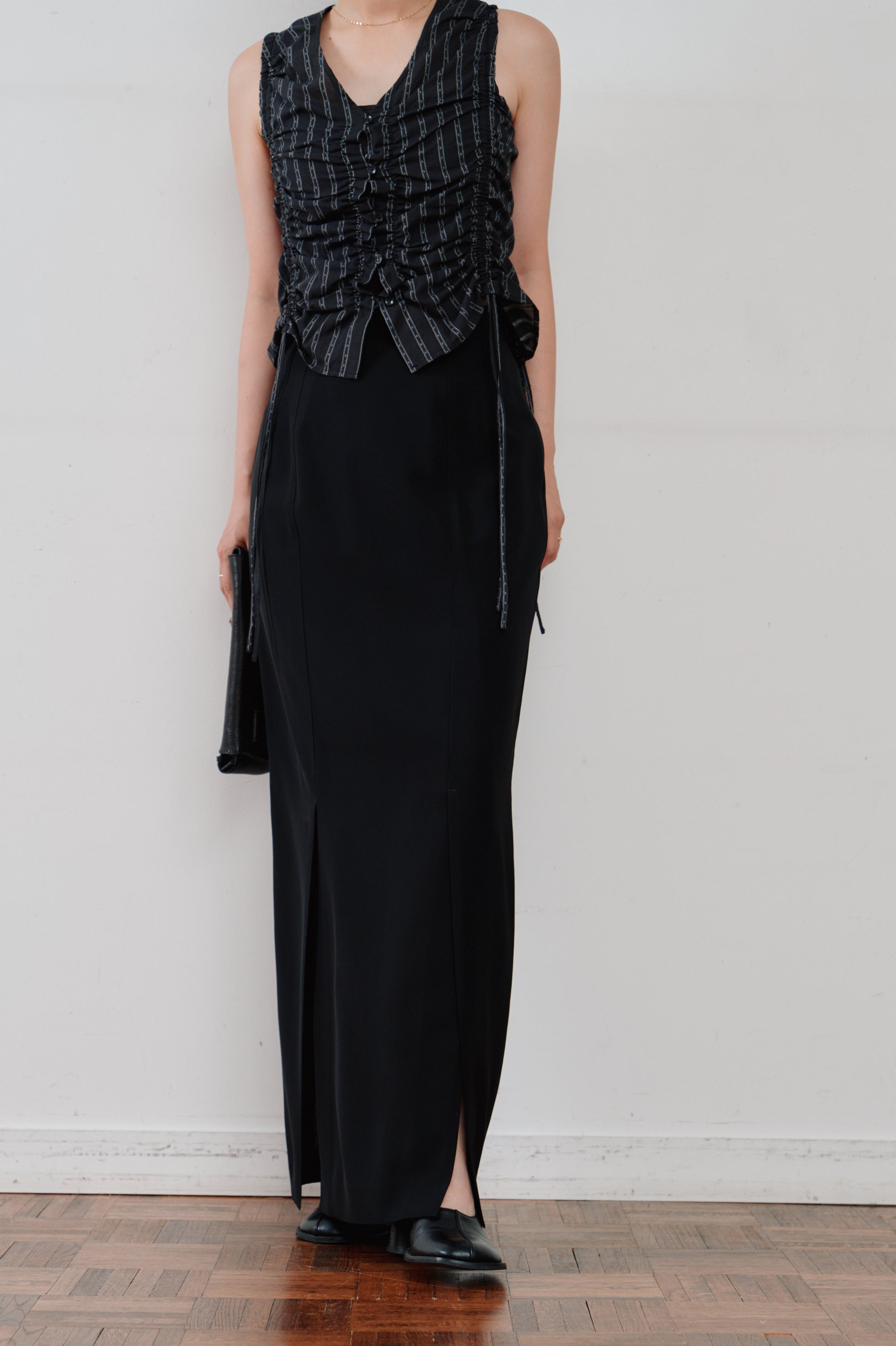 gather stripe top