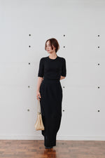 画像をギャラリービューアに読み込む, sheer pencil skirt
