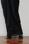 lace tie over dress