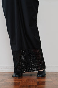 lace tie over dress