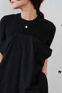 lace tie over dress