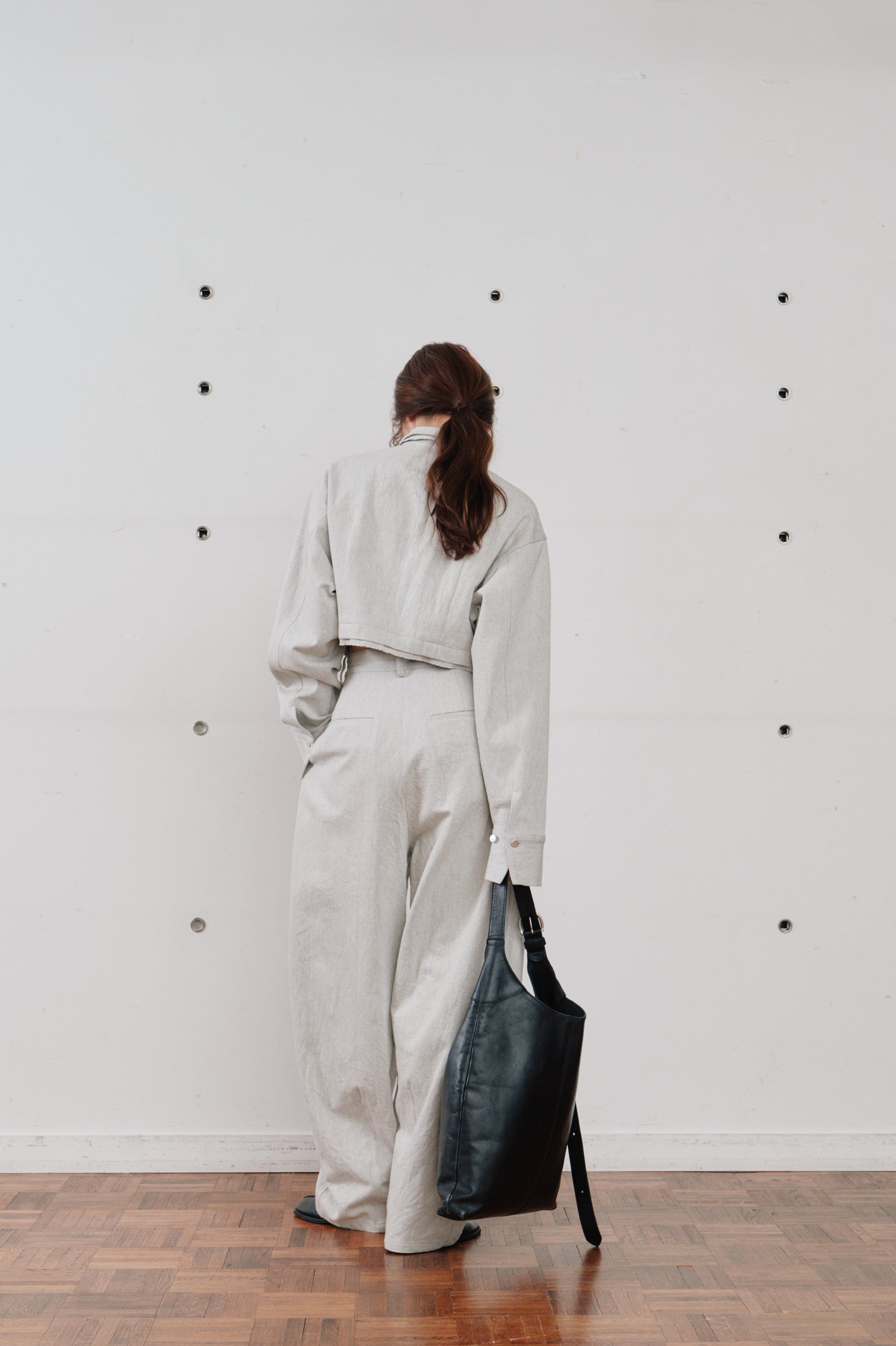 snow denim blouson