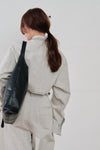 snow denim blouson
