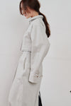 snow denim blouson