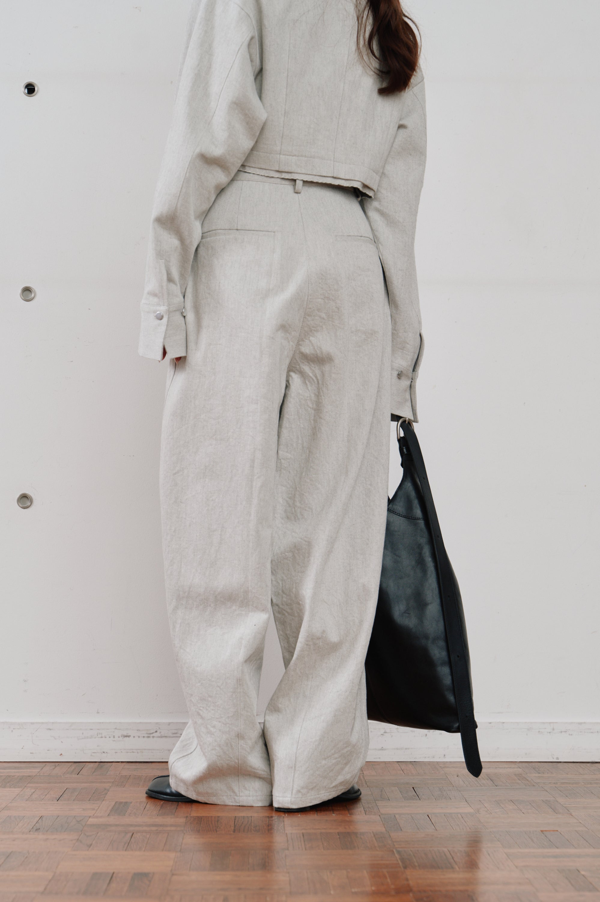 snow denim pants