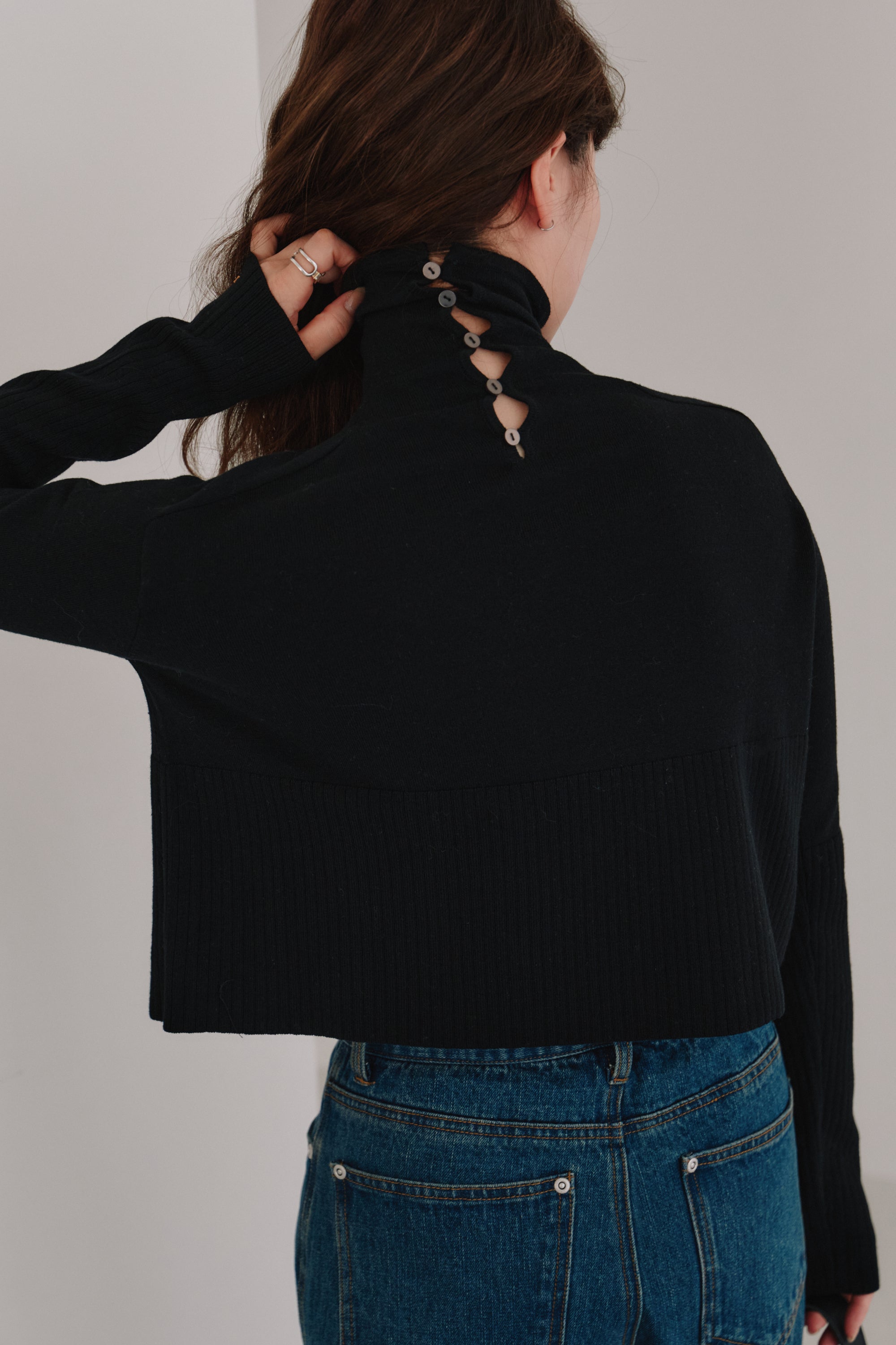 2way knit pullover