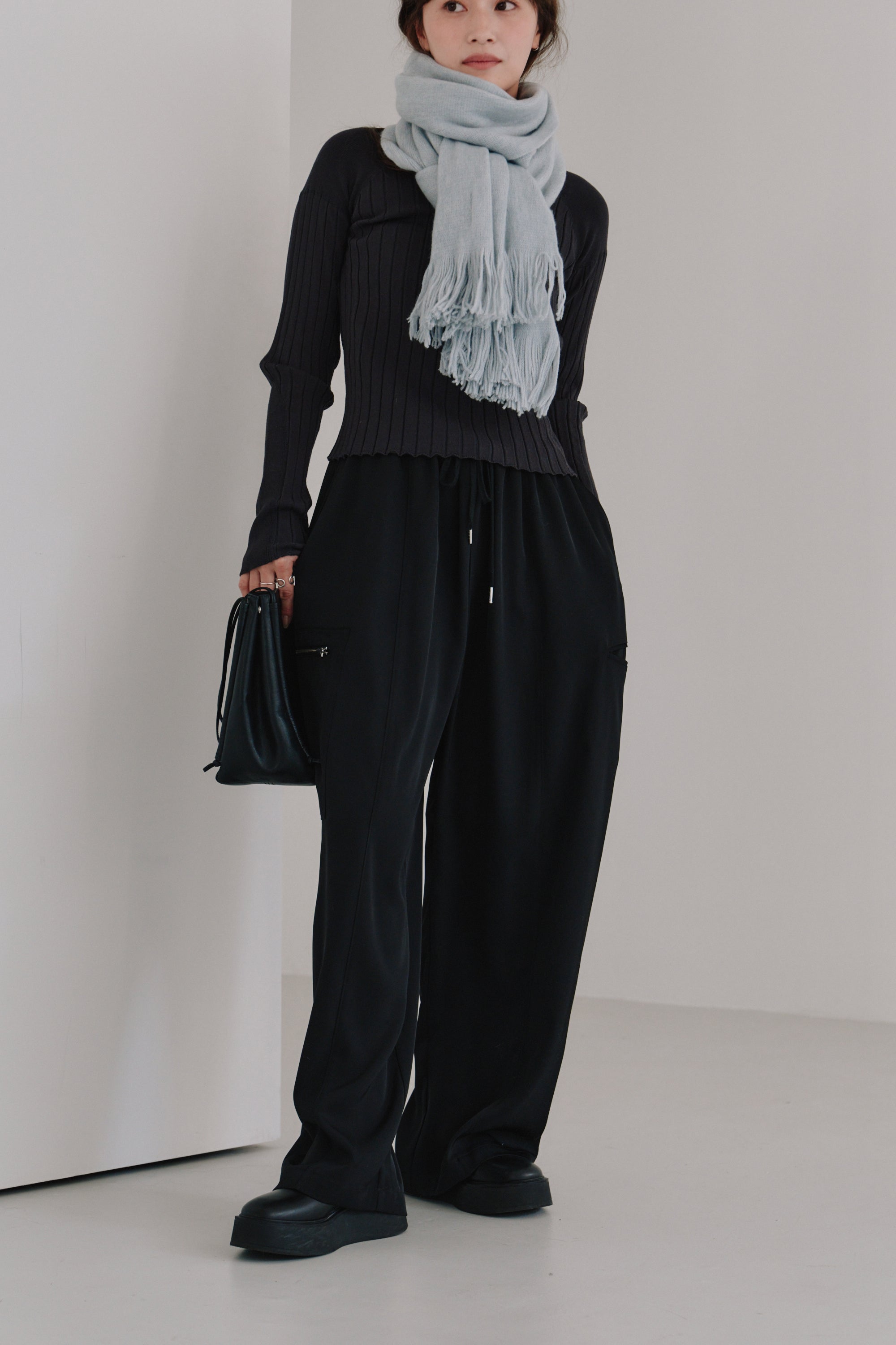 raglan sleeve knit tops