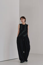 画像をギャラリービューアに読み込む, cut jacquard check blouse
