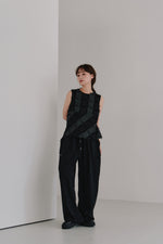 画像をギャラリービューアに読み込む, cut jacquard check blouse
