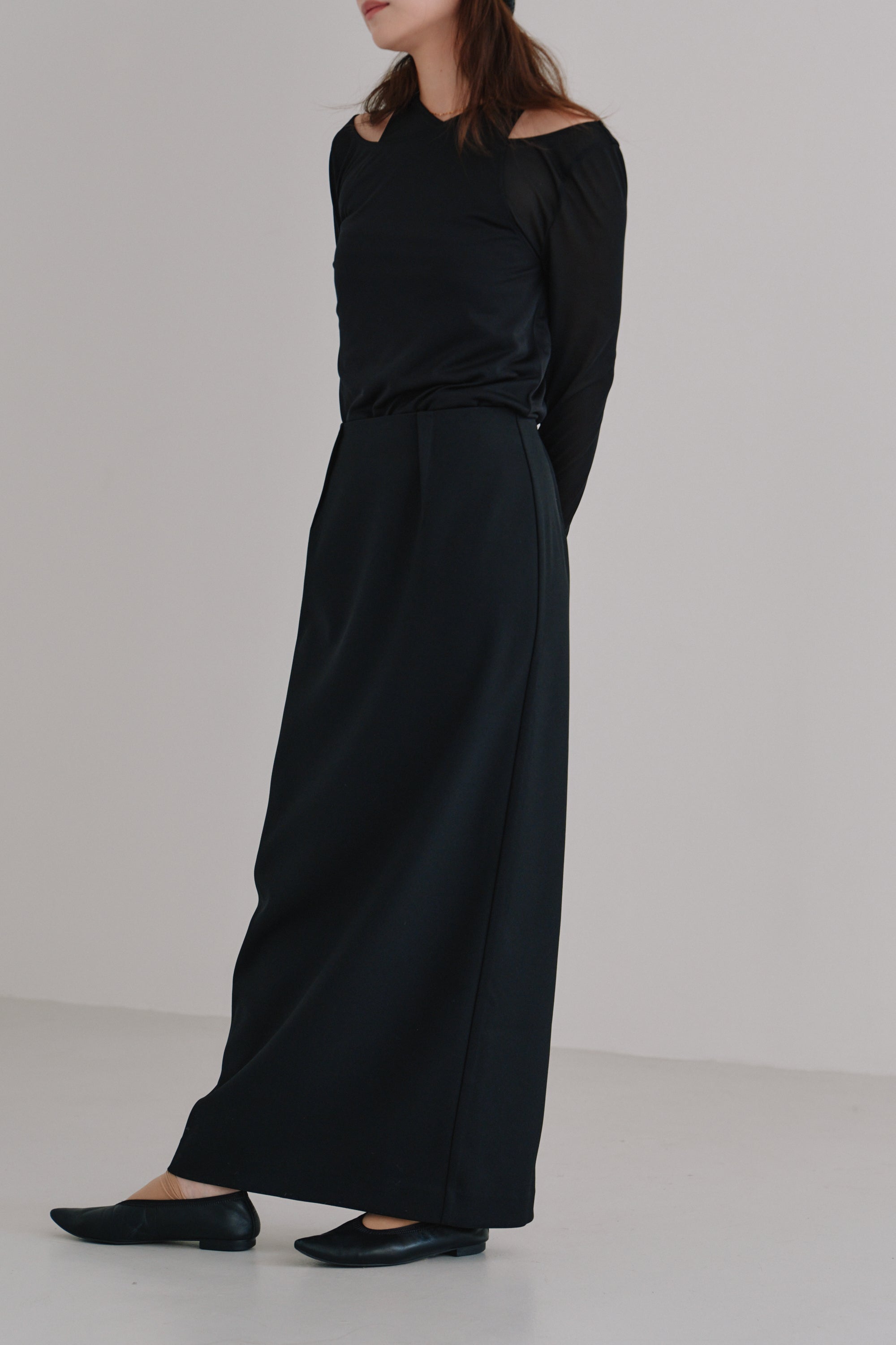melange tight skirt