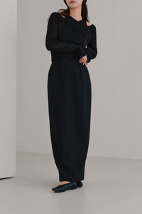 melange tight skirt