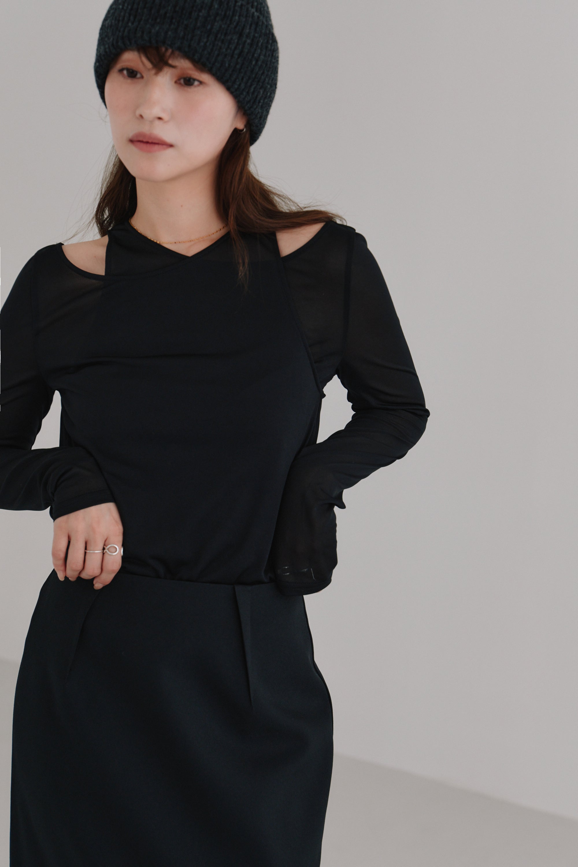 layered sheer tops