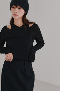 layered sheer tops