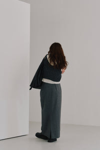 melange tight skirt