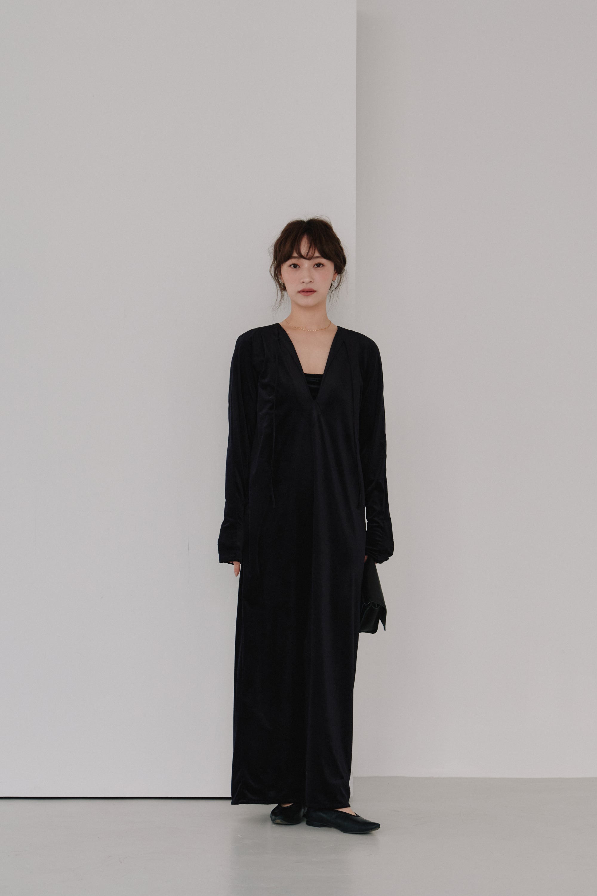 sheer velour dress