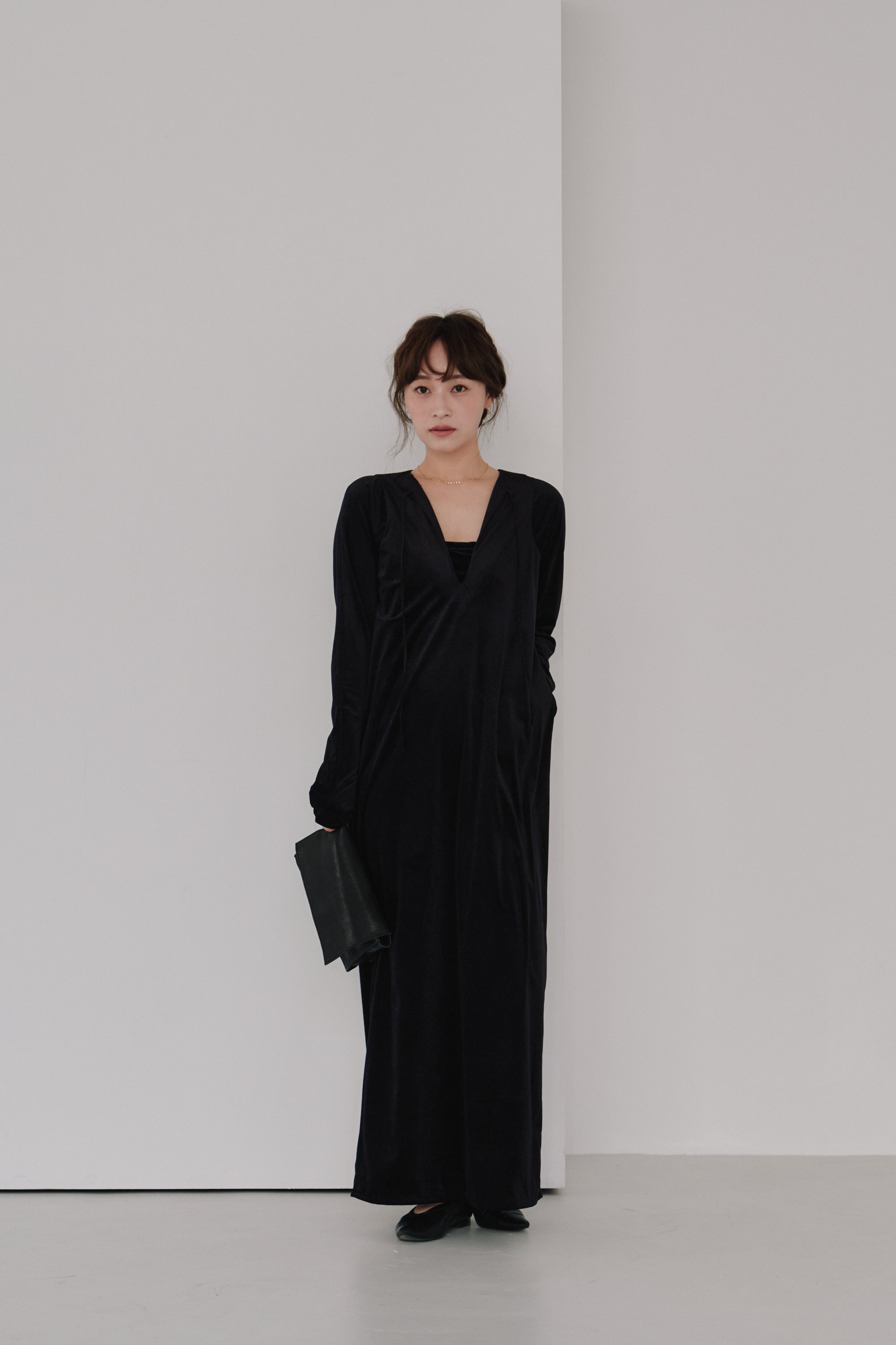 sheer velour dress