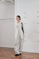 画像をギャラリービューアに読み込む, crochet lace Vneck cardigan
