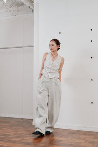 snow denim pants