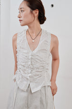 画像をギャラリービューアに読み込む, gather stripe top
