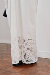lace tie over dress