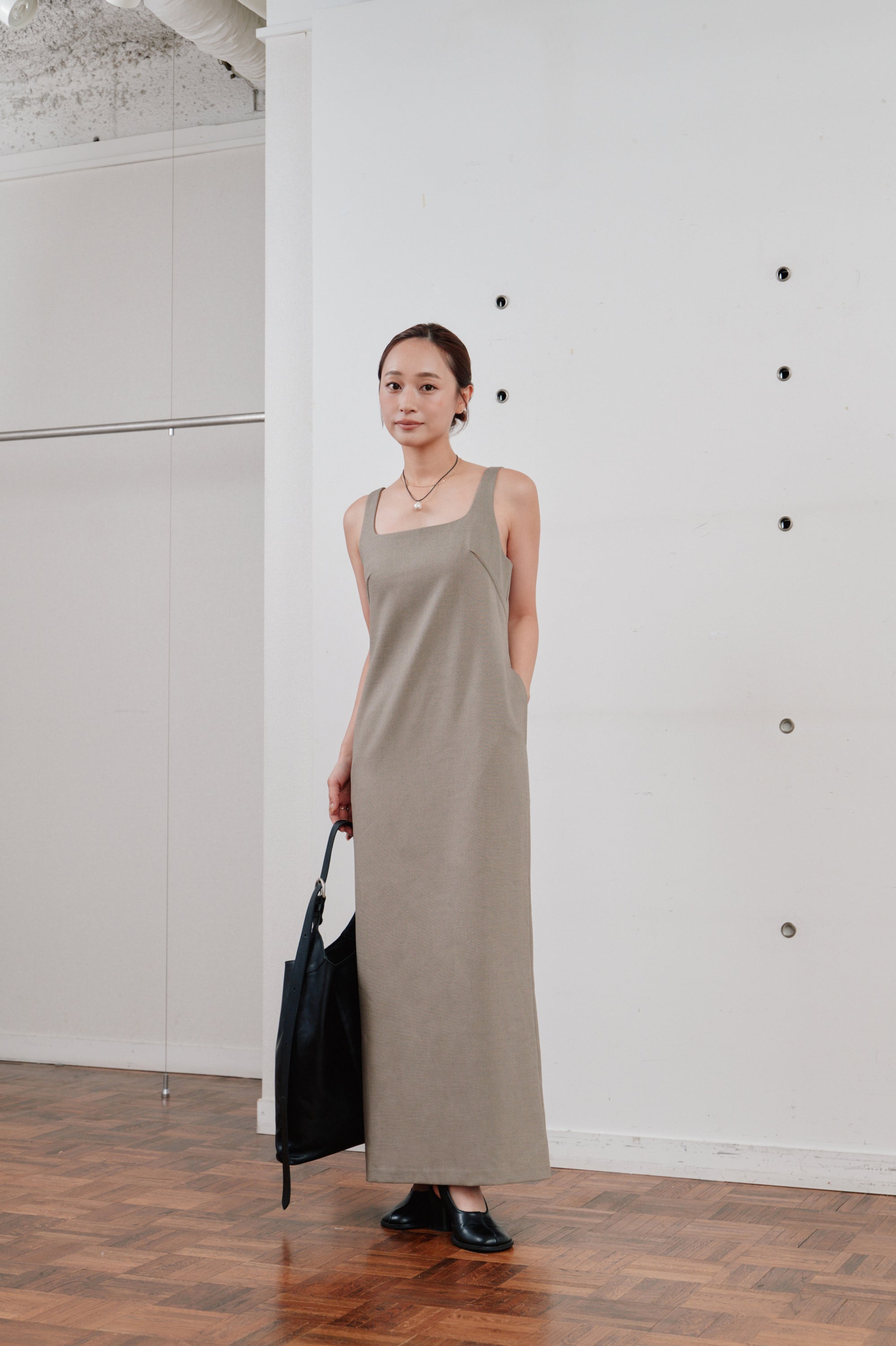 back tie cocoon dress - Hella (ヘラ）公式通販サイト