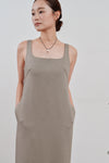 【POPUP先行販売アイテム】back tie cocoon dress