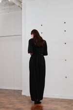 画像をギャラリービューアに読み込む, waist side slit cocoon dress
