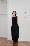 double tuck wide pants
