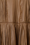 SATIN PLEATS DRESS