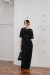 double tuck wide pants