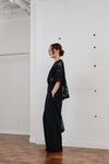 double tuck wide pants