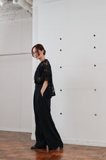 画像をギャラリービューアに読み込む, rascel lace half sleeve top
