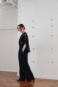 rascel lace half sleeve top