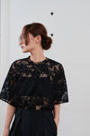 rascel lace half sleeve top