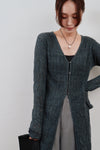 crochet lace Vneck cardigan