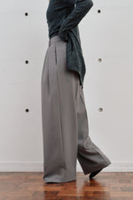画像をギャラリービューアに読み込む, double tuck wide pants
