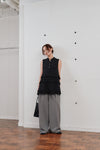 double tuck wide pants