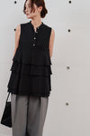 cotton crepe layer top