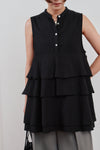 cotton crepe layer top