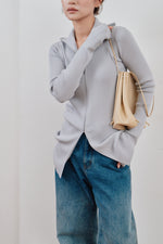 画像をギャラリービューアに読み込む, zip up rib knit
