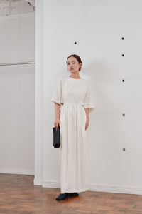 waist side slit cocoon dress - Hella (ヘラ）公式通販サイト