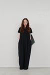 wide tuck jumpsuit