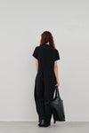 wide tuck jumpsuit