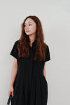wide tuck jumpsuit