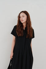 画像をギャラリービューアに読み込む, wide tuck jumpsuit
