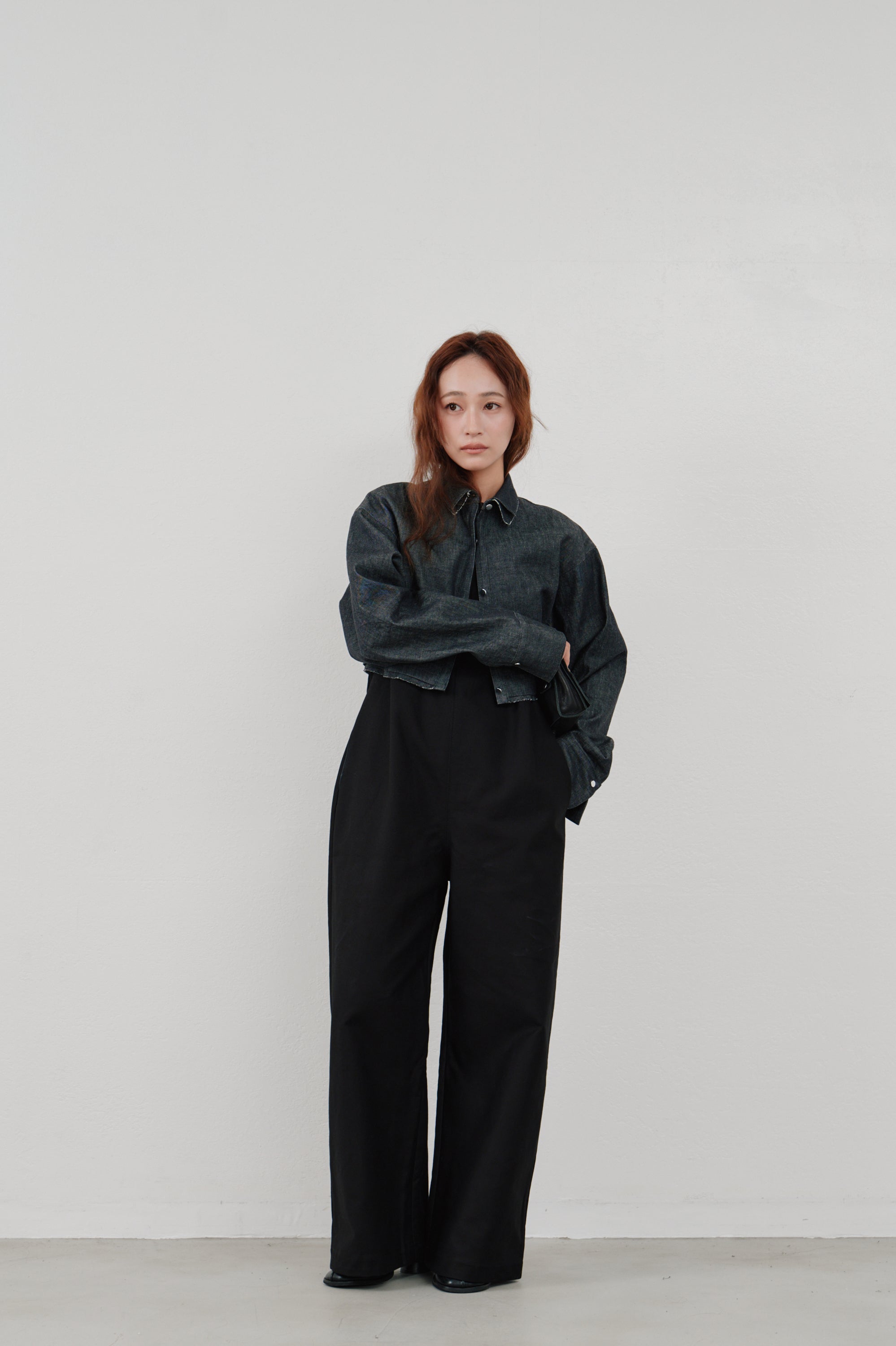 snow denim blouson