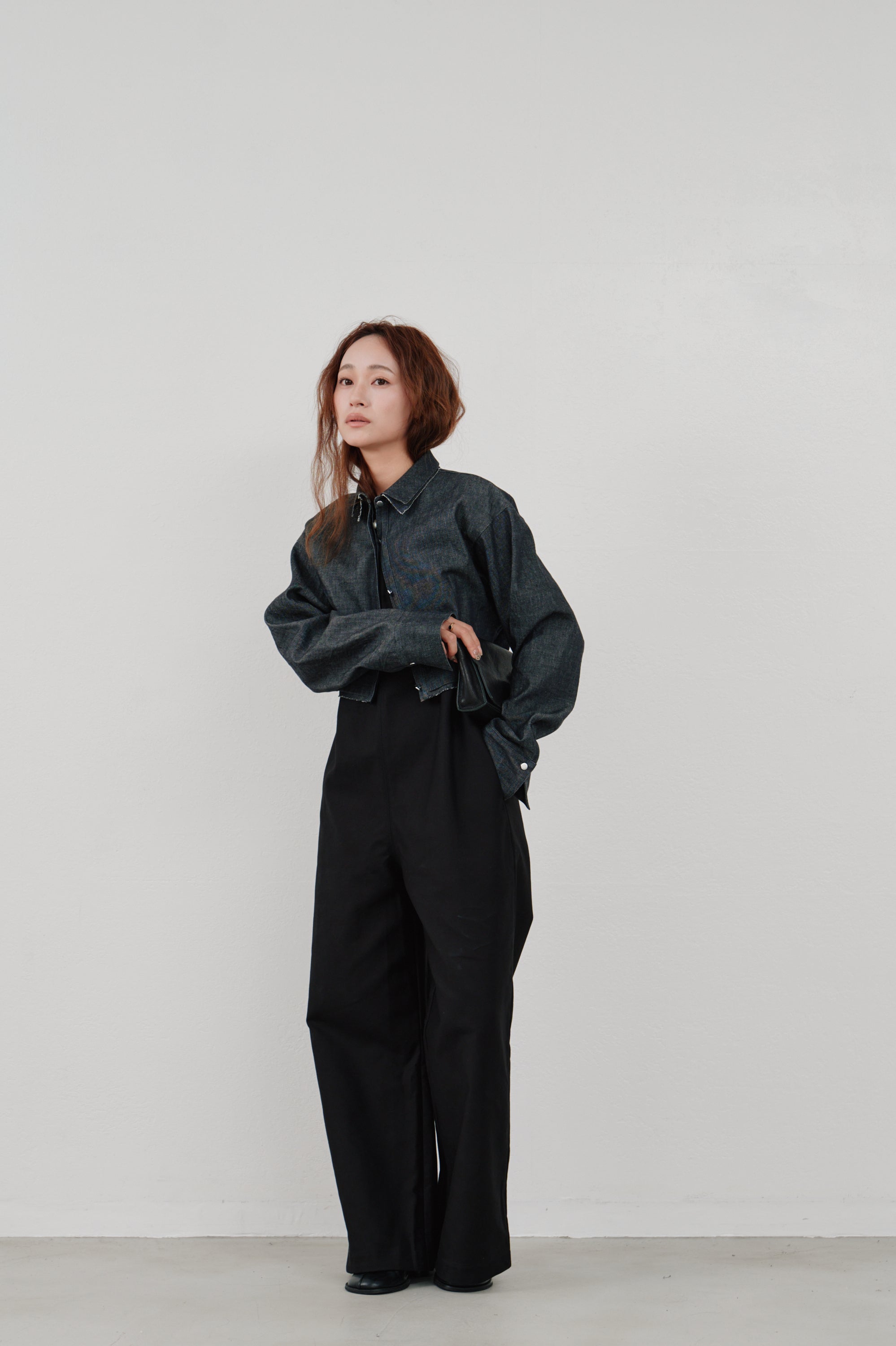 snow denim blouson