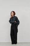 snow denim blouson