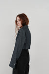 snow denim blouson