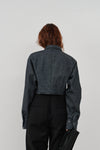 snow denim blouson